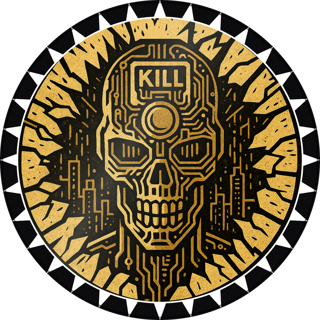 POG #748, Kill Switch, a Gloss pog from the Cyber series