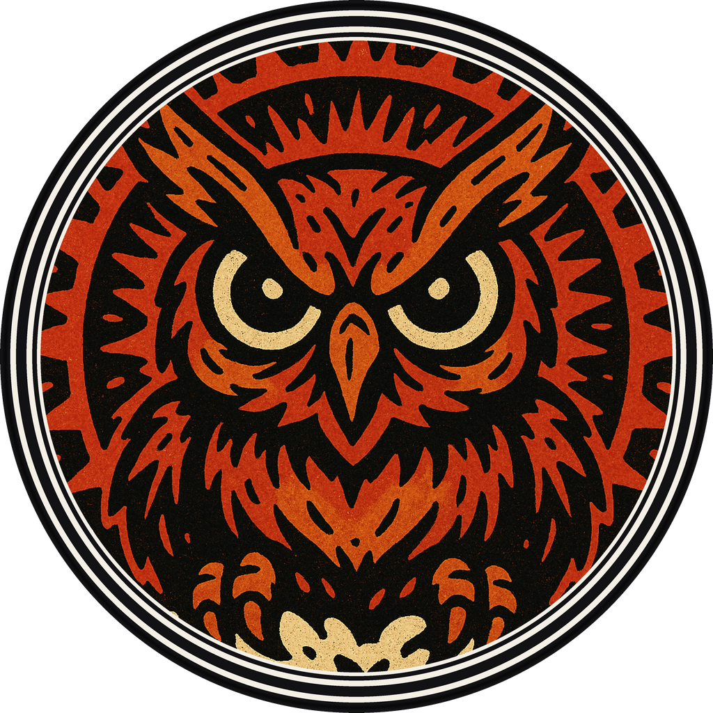 POG #754, Ollie Owl, a Matte pog from the Skate series
