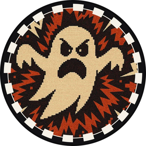 POG #759, Ghost Sprite, a Matte pog from the Arcade series