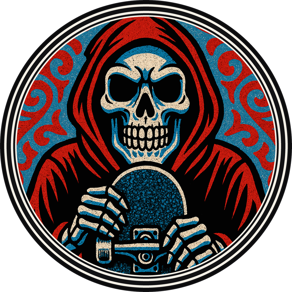 POG #773, Griptape Reaper, a Matte pog from the Skate series