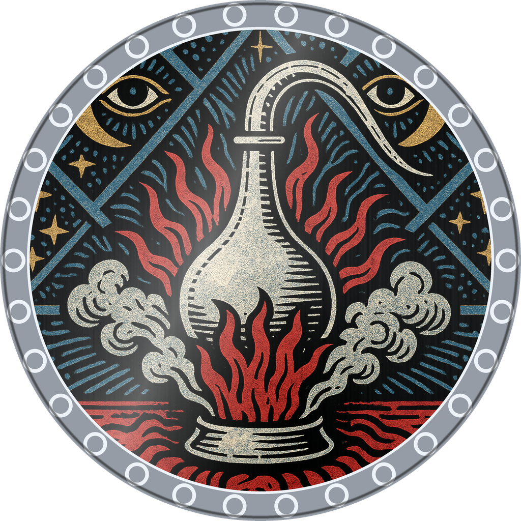 POG #775, Alchemy Alembic, a Foil pog from the Mystic series