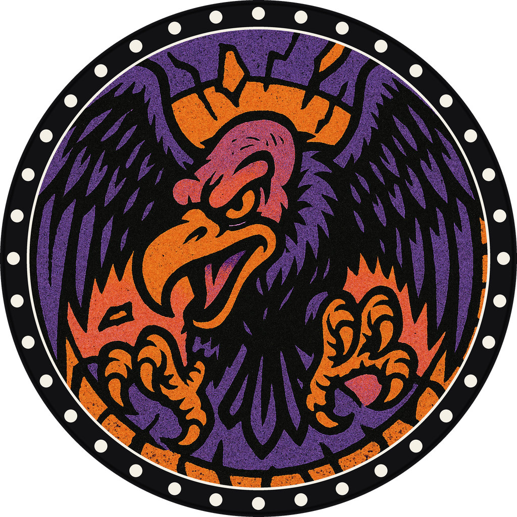 POG #78, Vert Vulture, a Matte pog from the Skate series