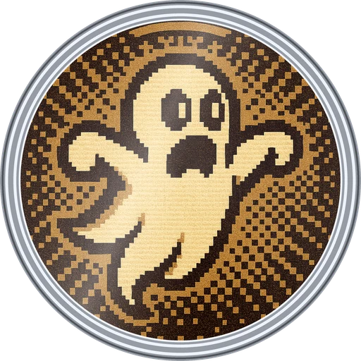 POG #783, Ghost Sprite, a Foil pog from the Arcade series
