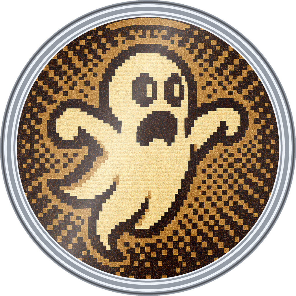 POG #783, Ghost Sprite, a Foil pog from the Arcade series