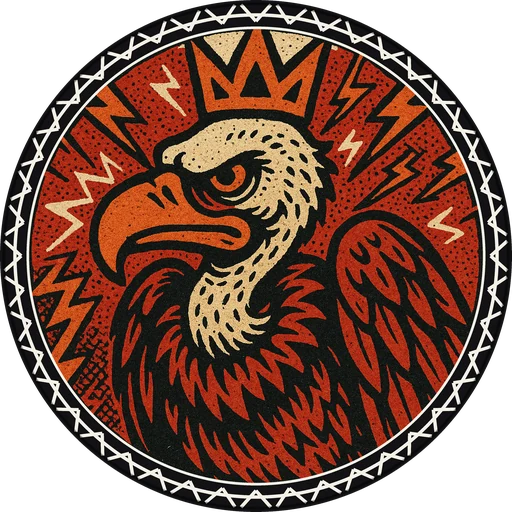 POG #784, Vert Vulture, a Matte pog from the Skate series