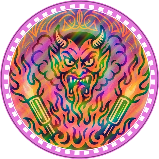 POG #786, Drag Strip Devil, a Prism pog from the Speed series