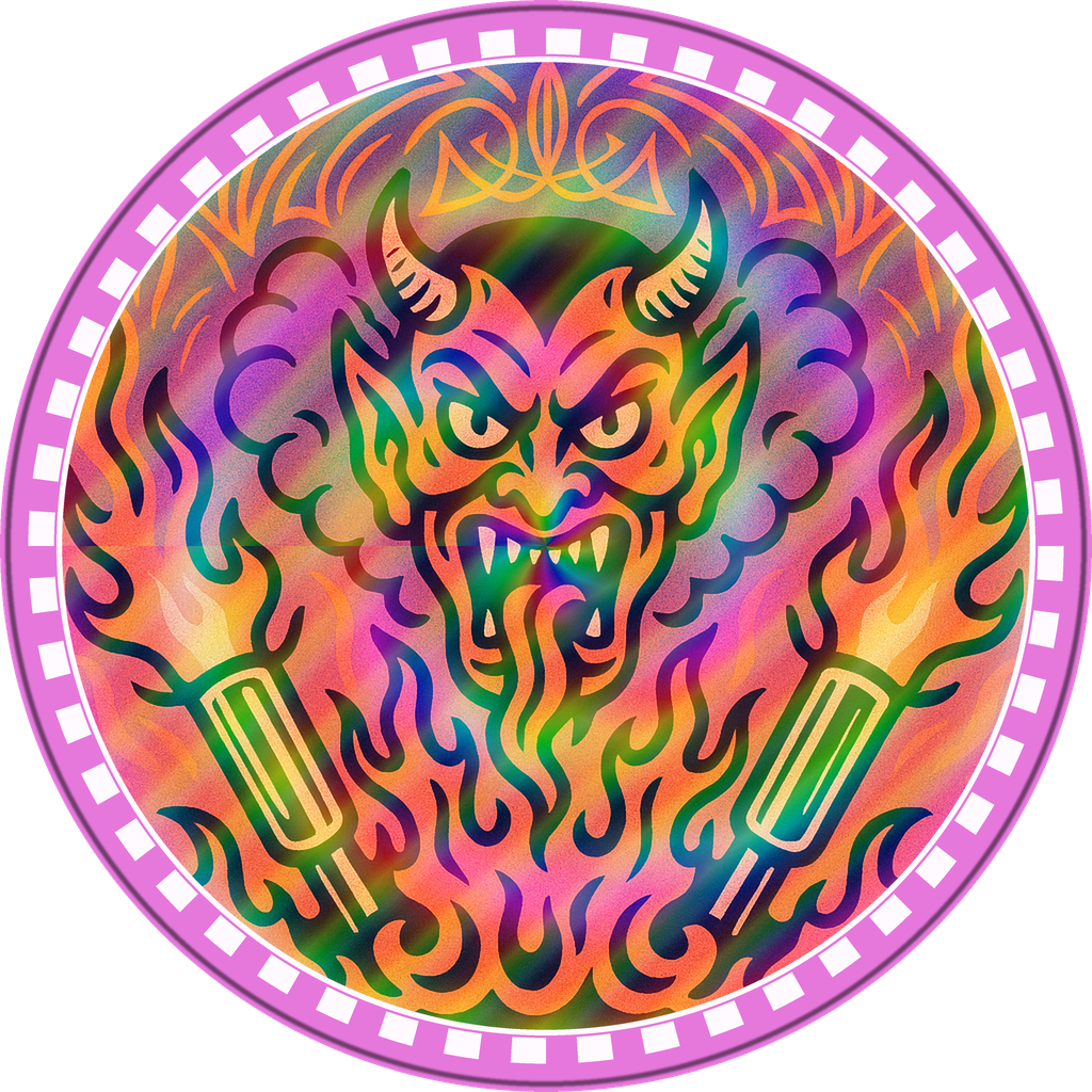 POG #786, Drag Strip Devil, a Prism pog from the Speed series