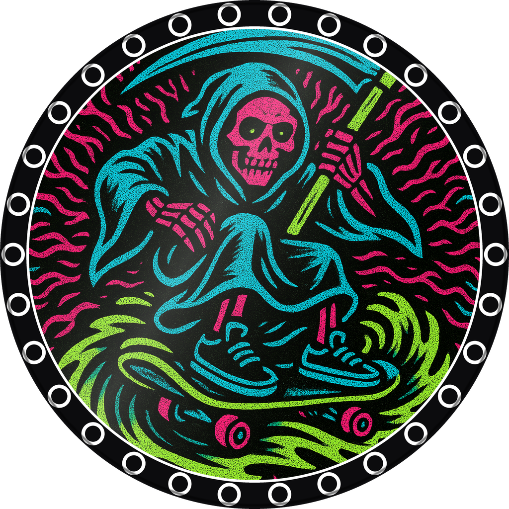 POG #788, Griptape Reaper, a Gloss pog from the Skate series