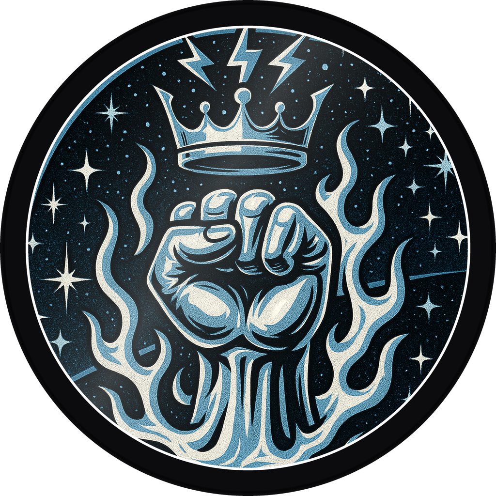 POG #790, Solar Flare Fist, a Gloss pog from the Cosmic series