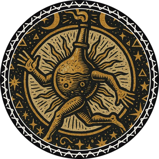 POG #791, Alchemy Alembic, a Matte pog from the Mystic series