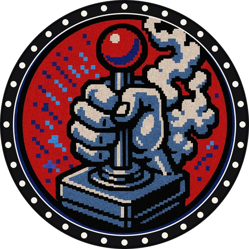 POG #83, Joystick Fist, a Matte pog from the Arcade series