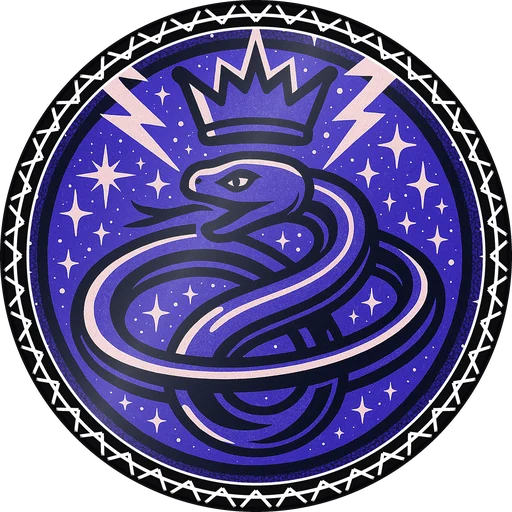 POG #94, Orbit Snake, a Gloss pog from the Cosmic series