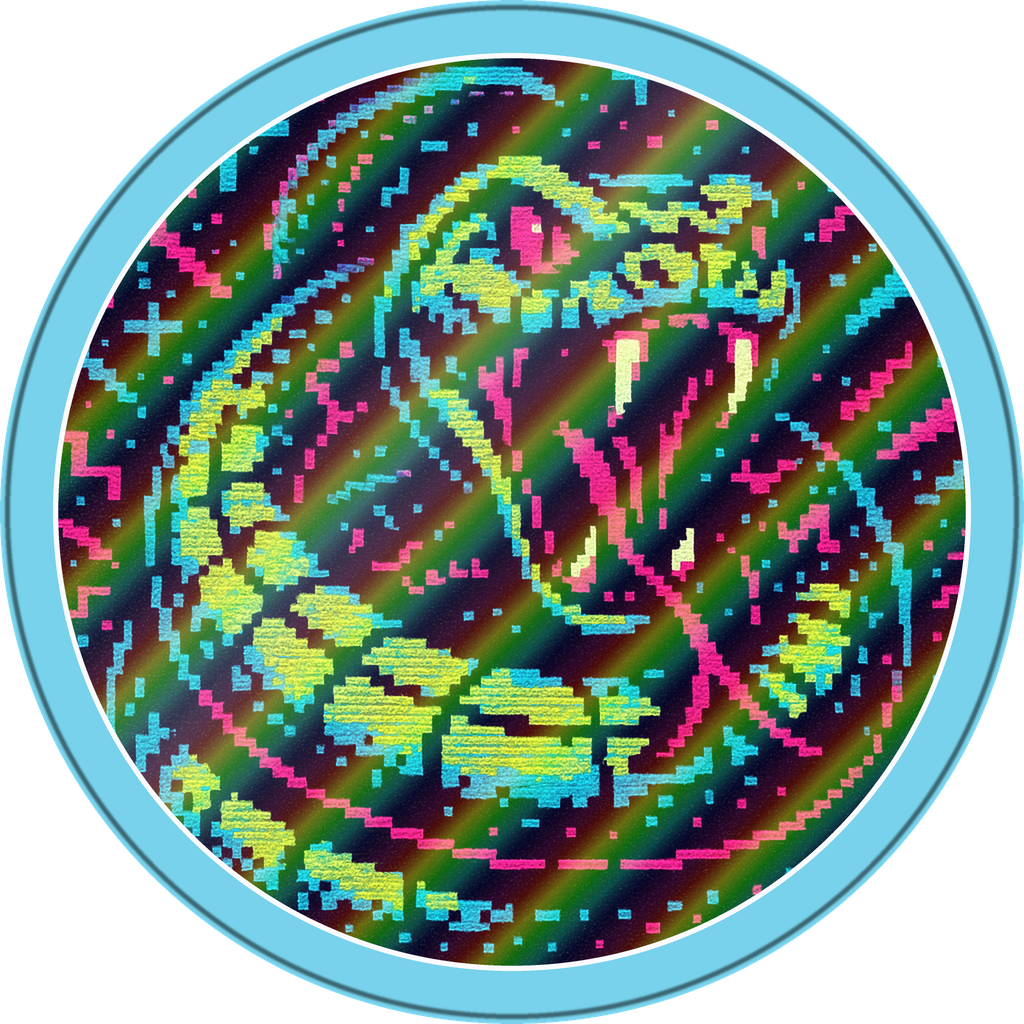 POG #95, Final Stage Gate, a Holographic pog from the Arcade series